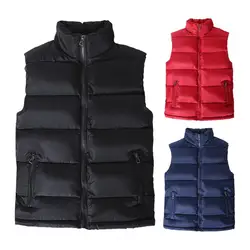 White Vest Jacket Men Slim Fit Stand Collar Sleeveless Puffer Jackets Spring Autumn Casual Waistcoat Men Warm Coat 2024 Trends