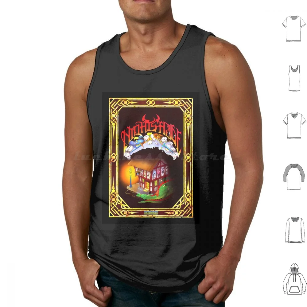 Nightshade Tank Tops Vest Sleeveless Nightshade Ultimate Play The Game Zx Spectrum Amstrad Cpc Micro Retrogaming 80s