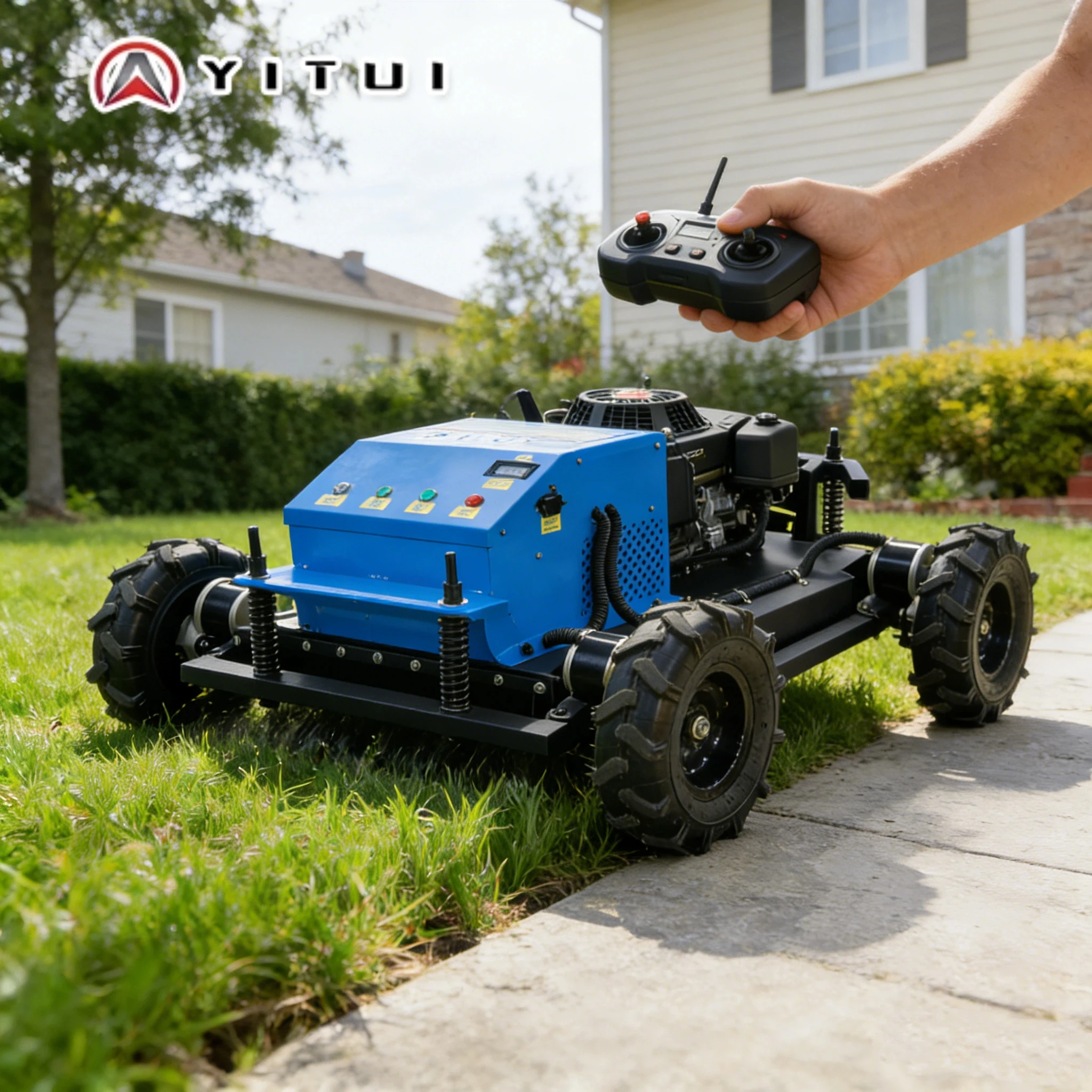 

Customized 4-Stroke Lawn Mower Self-Propelled Trimmer For Home Long-Lasting Battery Life Precision Cutting