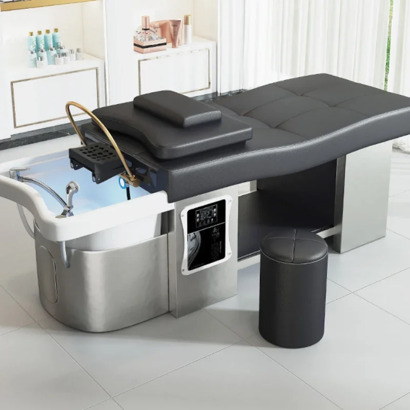 

Massage Chair Massage Chairs Beauty Salon With Hydraulic Hairstyle Porcelain Hairdressing Washbasin Shampoo Bowl Sink Hair