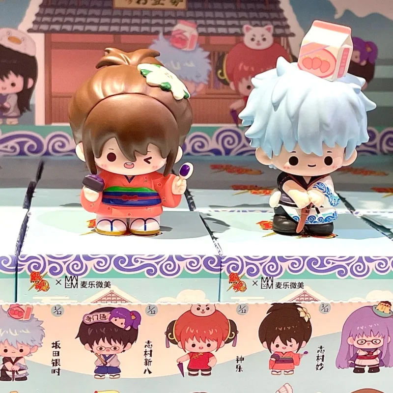 

Подлинная аниме Gintama слепая коробка Sakata Gintoki Katsura Kotarou Hijikata Toushirou Mystery Surprise Box фигурки модель куклы подарки