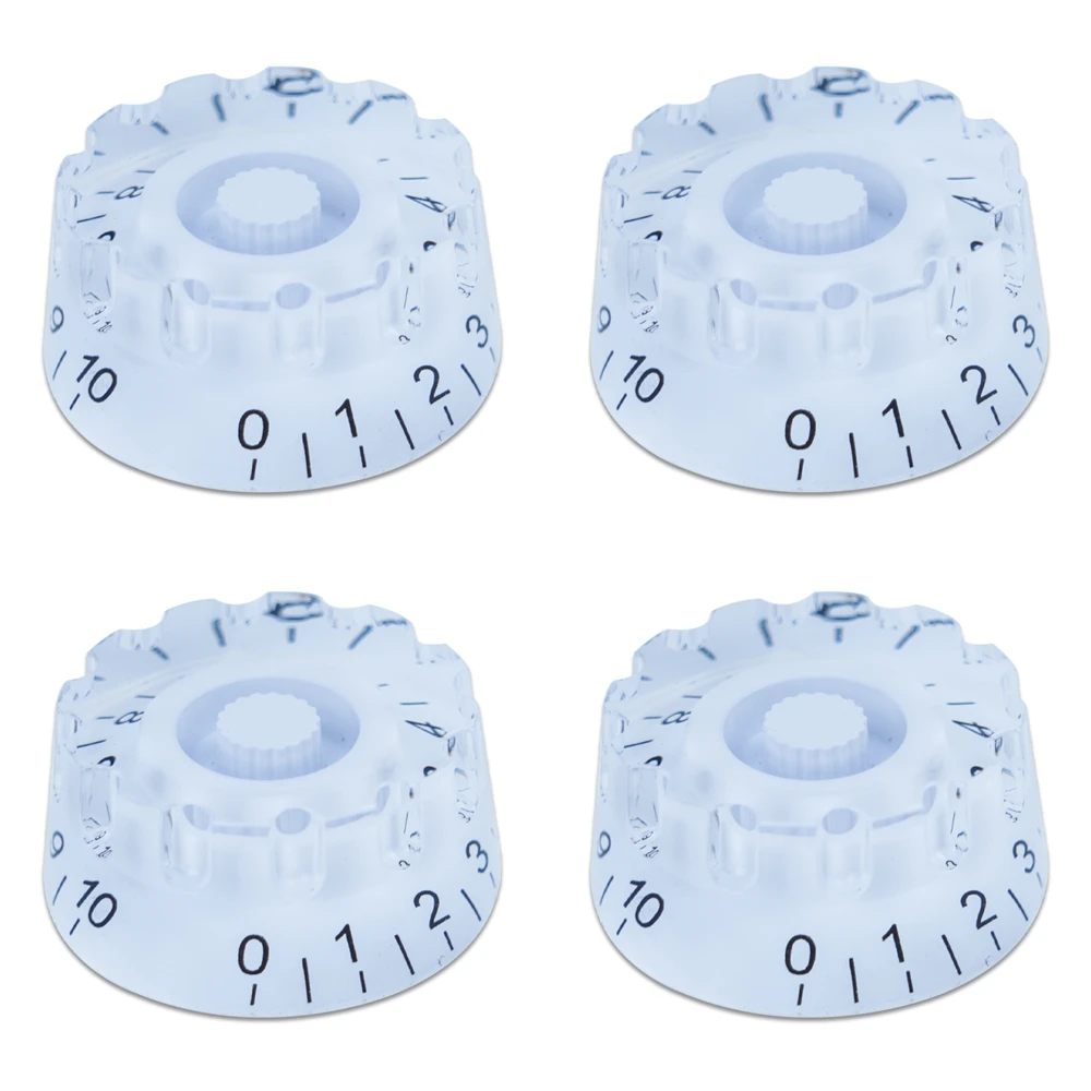 1 Stück Gitarren-Bedienknöpfe, 6 mm (0,24 Zoll) Schafttöpfe, rotierende Lautstärketasten für E-Gitarre oder Präzisionsbass – Detail 13