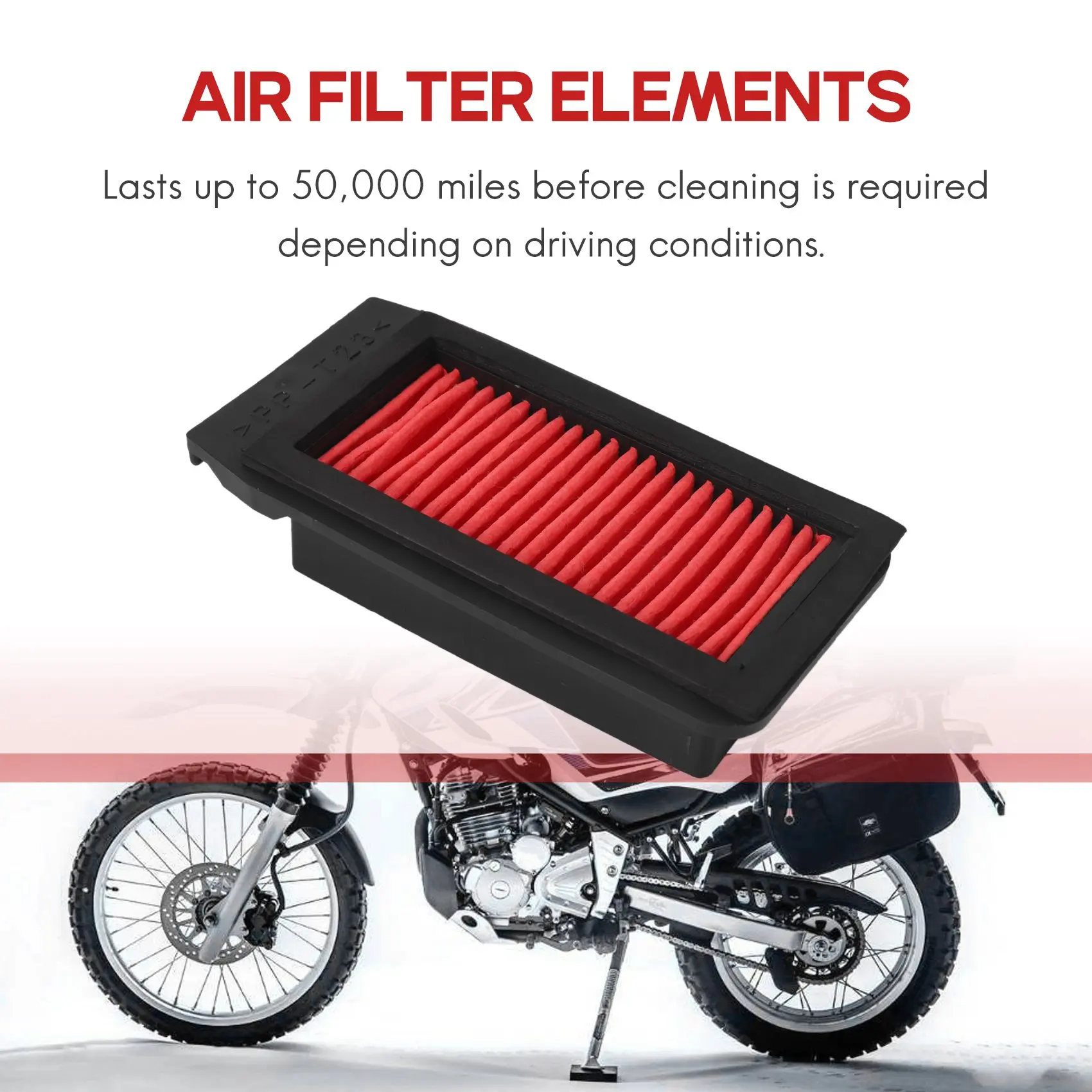 二輪車エンジン用エアフィルター,ヤマハXt250マジシャン250シリーズ,2005-2017 xg250,より厚い2004-2010