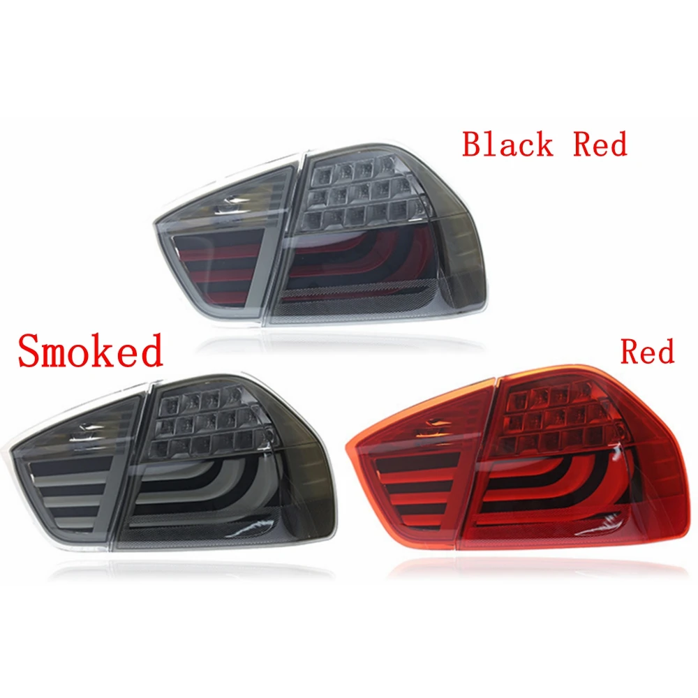 

ROLFES 2x For BMW 3 Series E90 2009-2012 Taillights Plug and Play LED Running Brake Reverse Fog Taillight Car Accessories