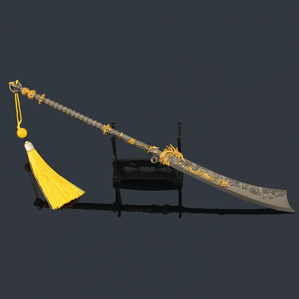 29cm Naraka: Bladepoint Weapon Nameless Mo Dao Game Peripheral Model Samurai Knife Alloy Prop Ornament Crafts Gift Toys for Boys