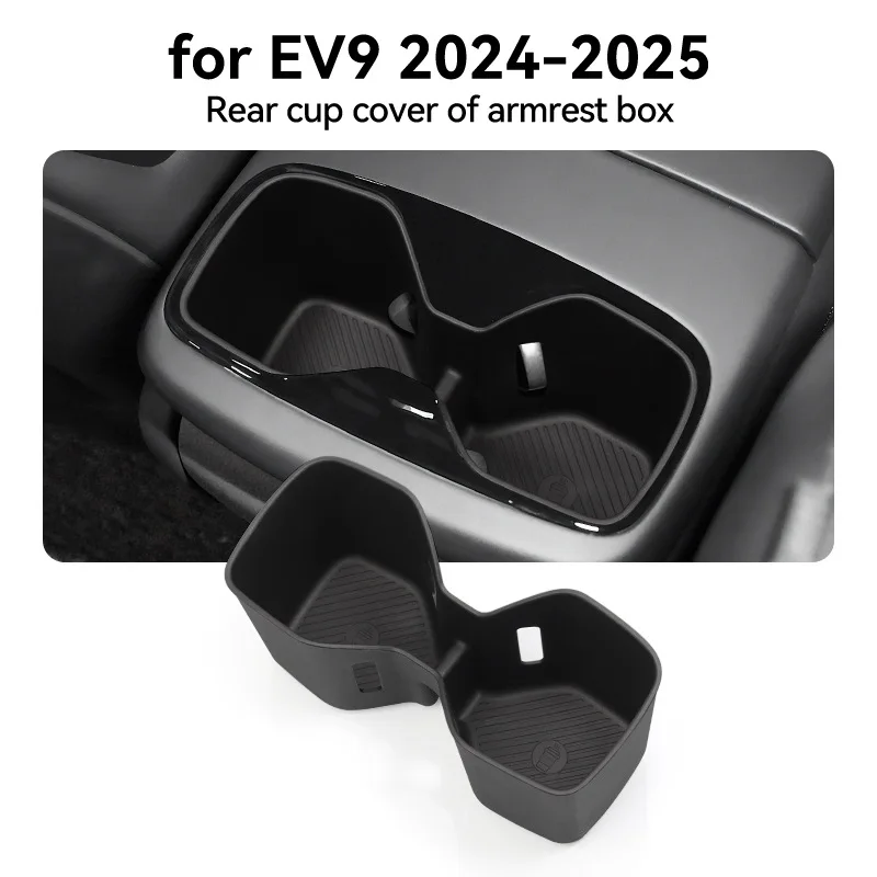 Suitable for 24-25 EV9 armrest rear water cup holder shock absorber limit beverage storage seat limiter water cup - view 6