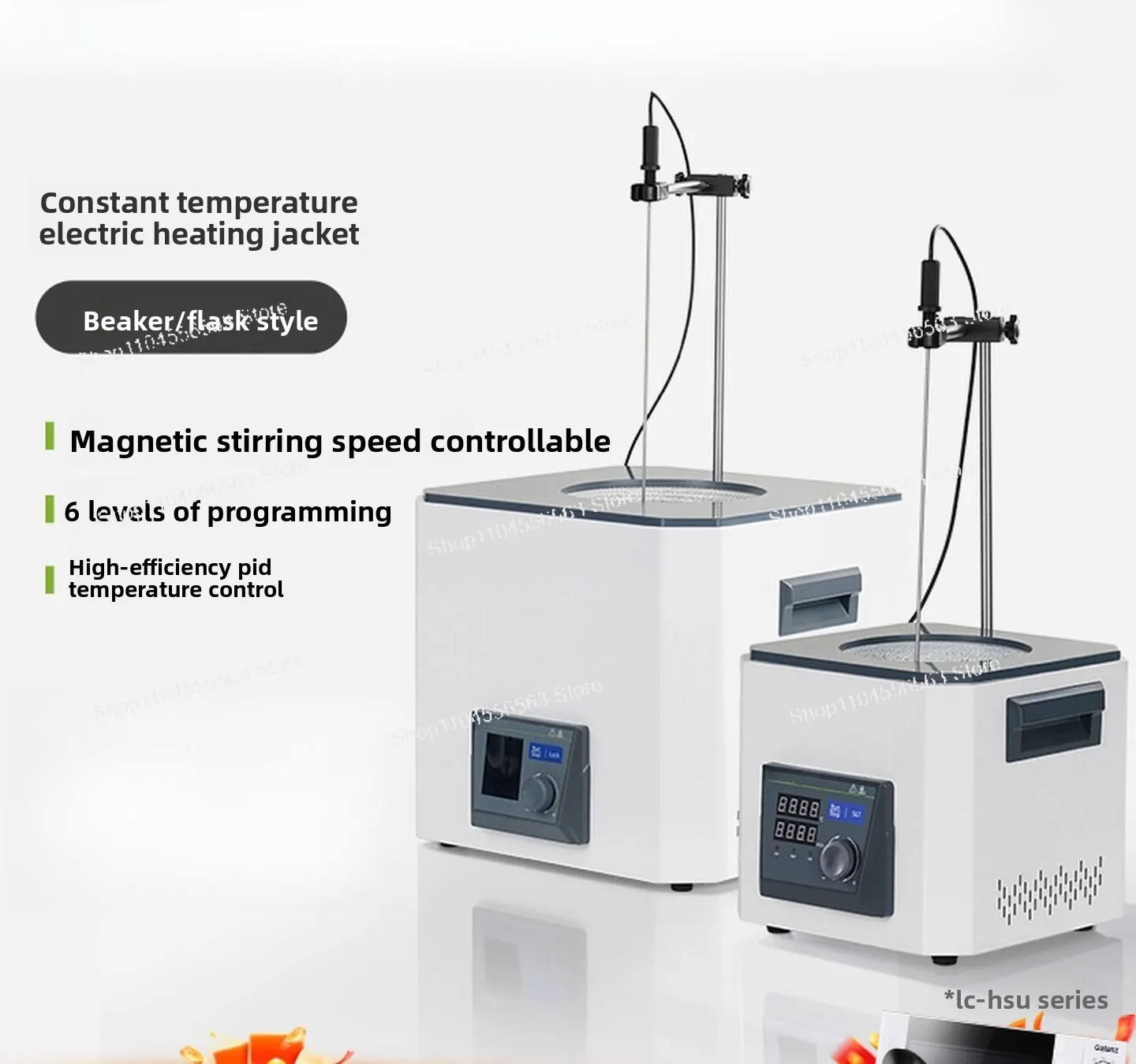 عباءة تسخين المختبر مع التحريك، التحكم الرقمي في درجة الحرارة لكوب القارورة