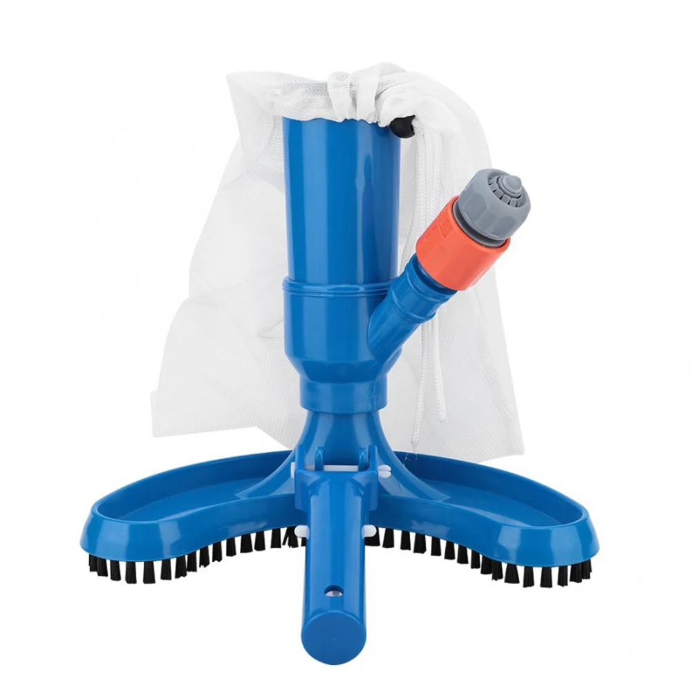 Professional Swimming Pool Vacuum Cleaner with Brush Multipurpose Pool Vacuum Cleaning Tool Set Lightweight for Spa Water Park