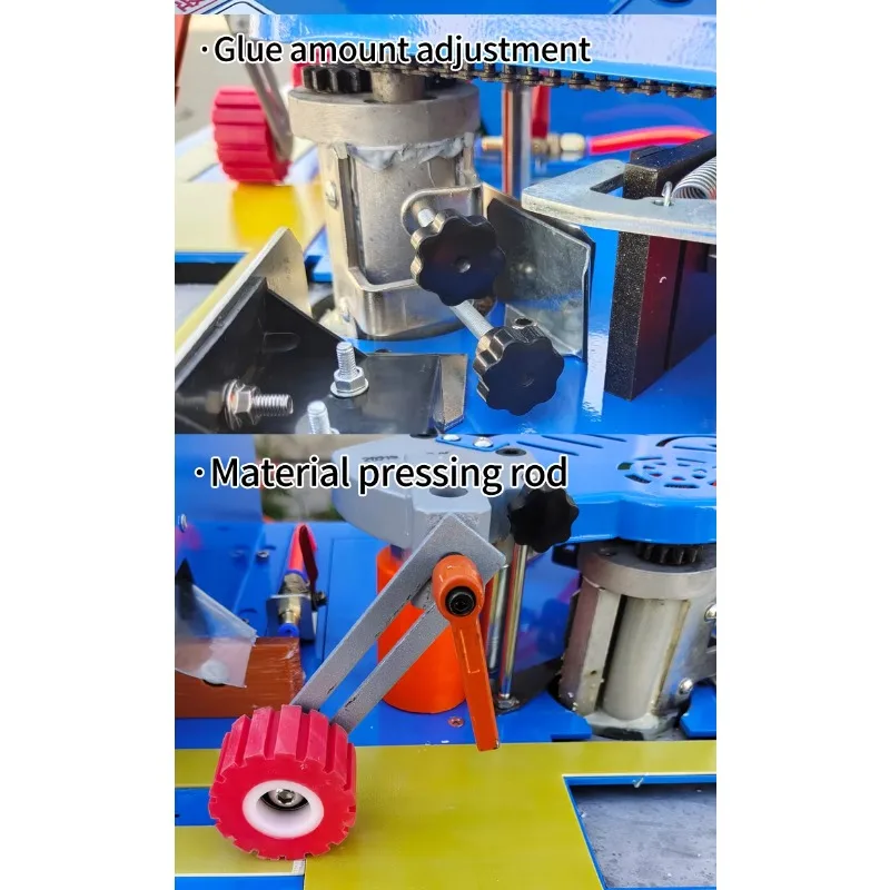 آلة ربط مستقيمة لأعمال النجارة الصغيرة المحمولة، آلة تلميع تشذيب الحواف متعددة الوظائف الكل في واحد #6