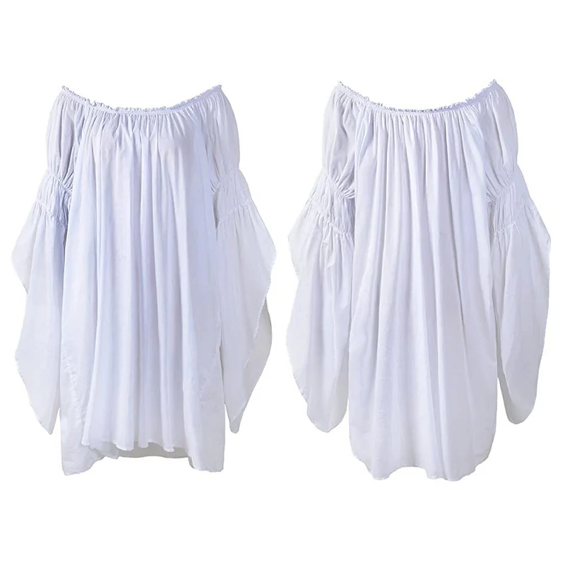 Blouse Vintage Médiévale Renai - Blouse Off Shoulder avis et prix