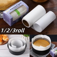 1/2/3 Roll 20m Non-Stick Baking Paper High Temperature Resistant Cake Pan Liner for Microwave Oven Air Fryer Edges Bakery Tool