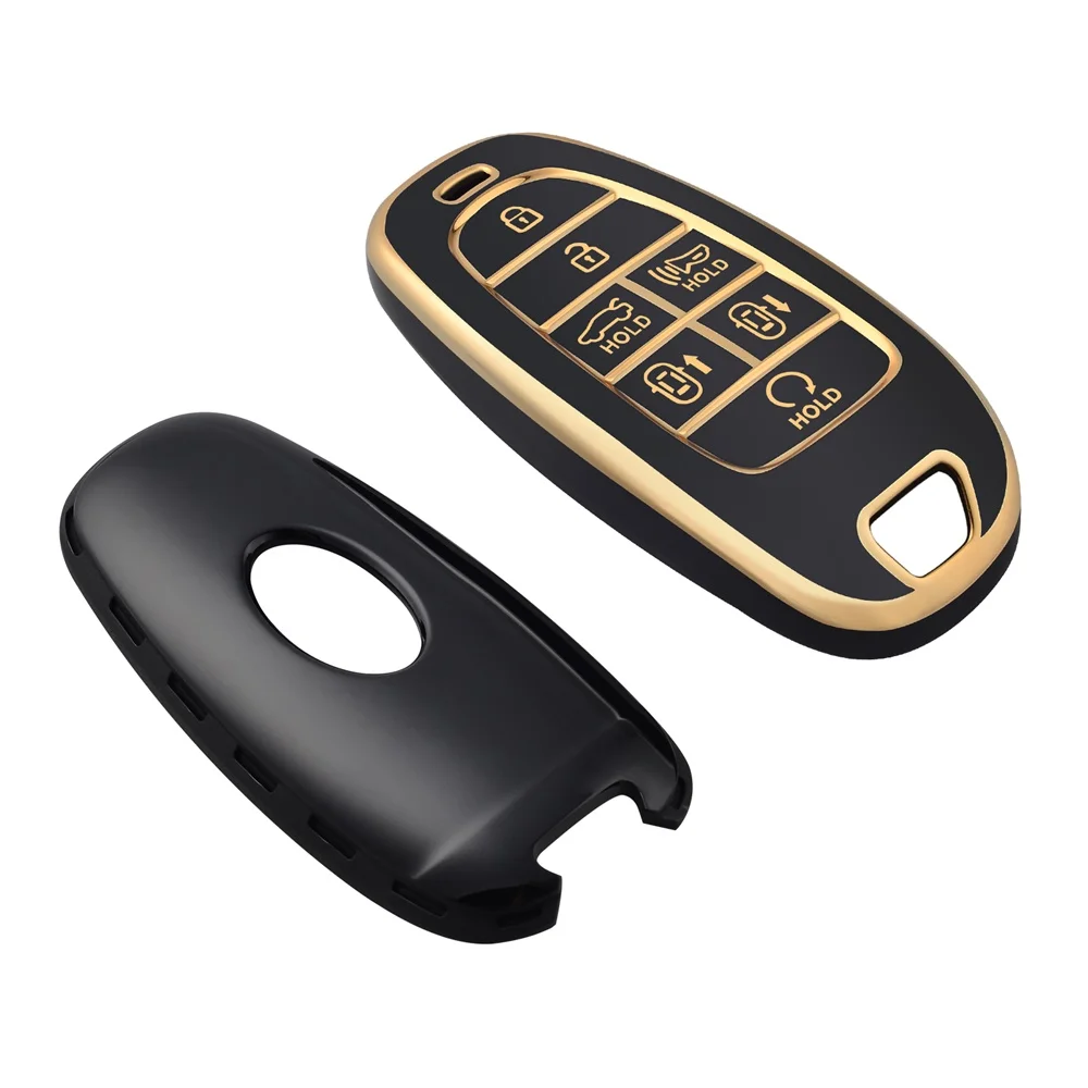 5/ 7 buttonsTPU Car Key Cover for Hyundai key case  for Hyundai Santa Fe Tucson 2022 NEXO NX4 Atos Solaris Prime Key Fob Case