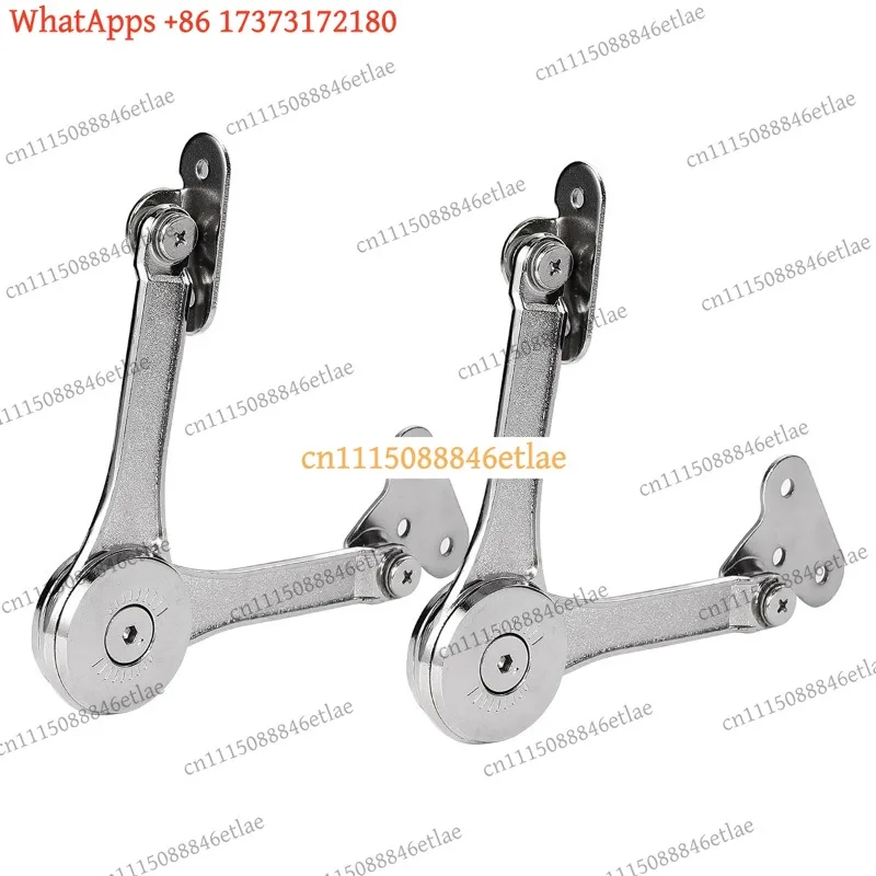 2Pcs Heavy‑Duty Soft Close Lid Support Hinges 50Lbs Load Capacity for Kitchen Cabinet Keep Lid Open Replacement Parts
