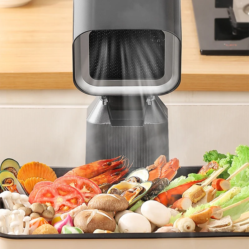 Ménage petite agne hotte de gamme portable hotte de gamme KH-728 ménage grande gamme d'aspiration 12W