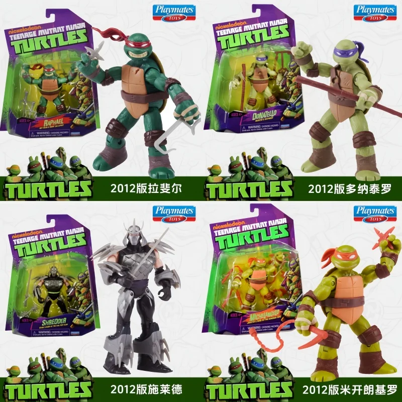 Figuras de Acción de las Tortugas Ninja, Metalhead, Shredder, Donatello, Leonardo, Colección de Juguetes, Adornos