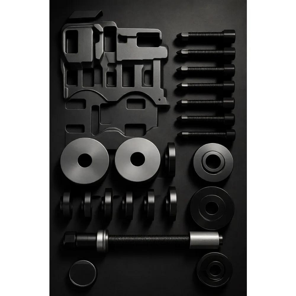 

Front Wheel Drive Bearing Puller Set 19PCS Universal Removal Installer Tool for Automotive Use