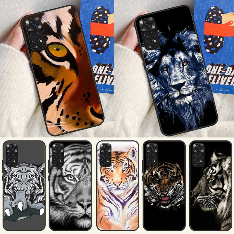 Lion Tiger Face Cas… - image