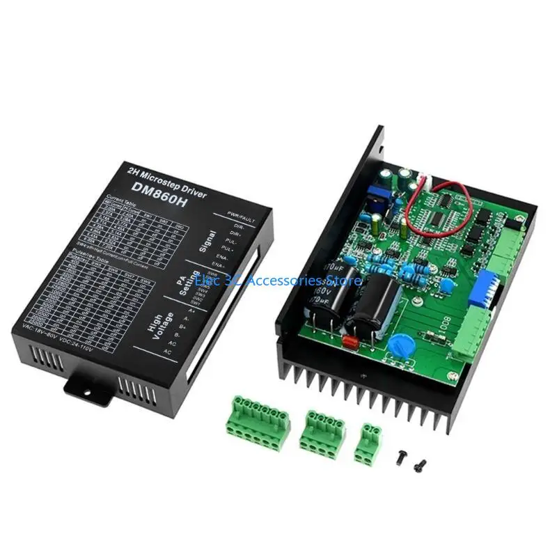 Y51A DM860H Stepper Motor Driver Microstep Motor Two-phase for 57 86 Stepper Motor