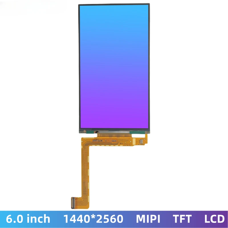 

6-inch LCD Screen 1440 * 2560 High-definition MIPI Screen with Touch LCD Display Secondary Screen