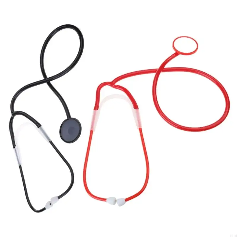 

P8DB Toy Stethoscope with Heartbeats Detector Ear Plugs, Toy Stethoscope for Halloween Doctors Nurses Fancy Dress Up Costumes