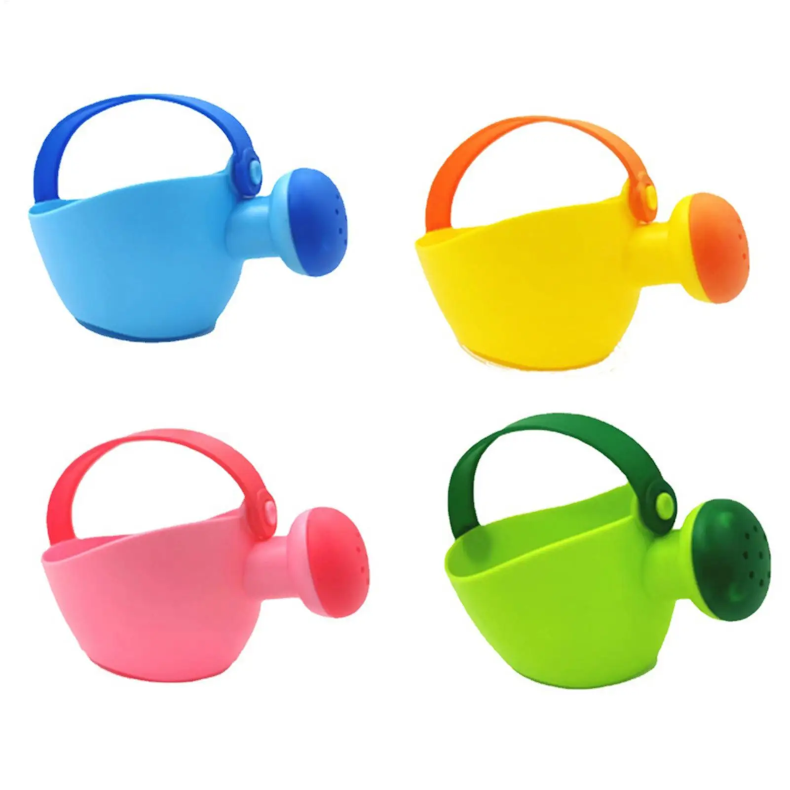 1pc mini Baby Bath Toy Colorful Plastic Watering Can Watering Pot Beach Toy Play Sand Shower Bath Toy For Children Kids Gift