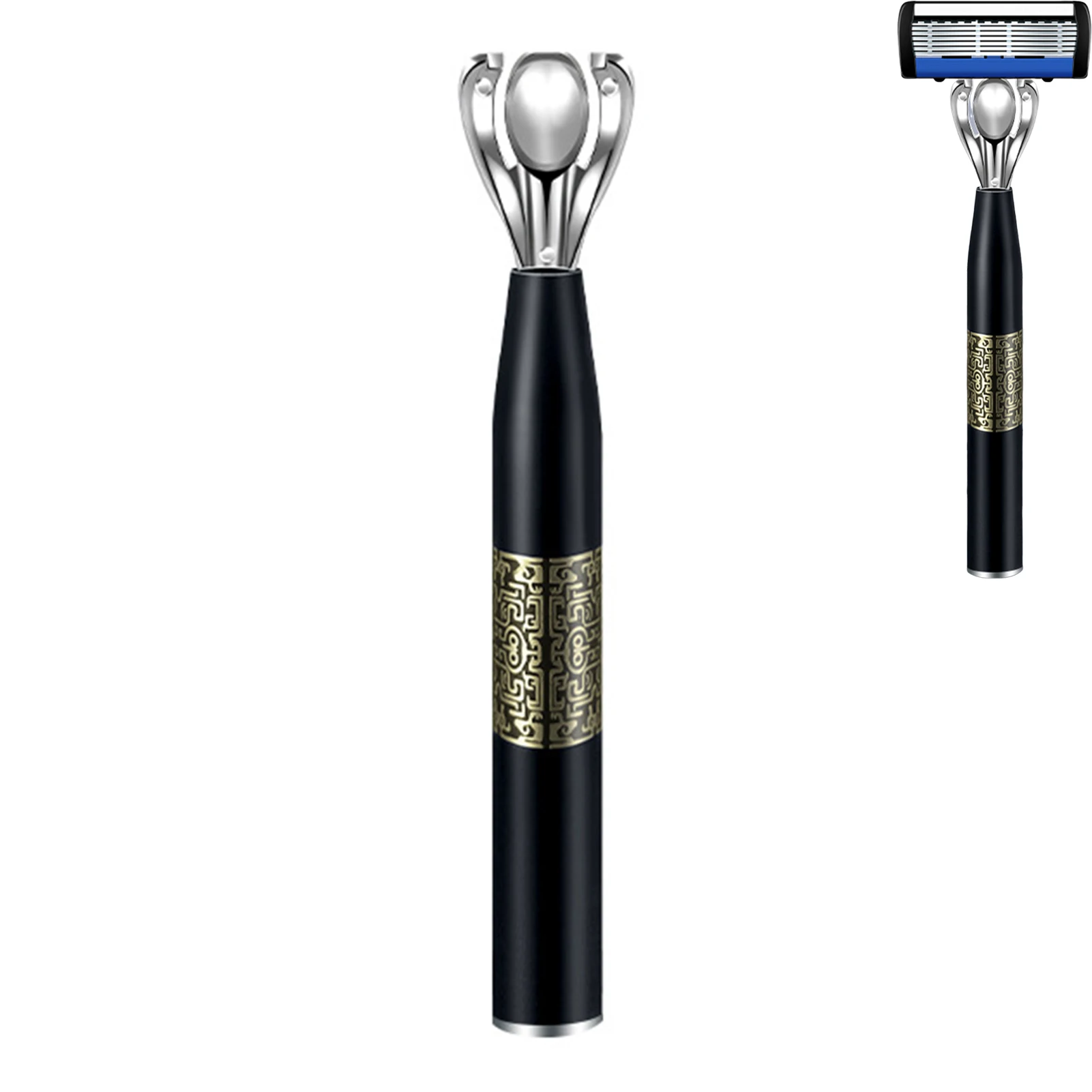 

Replacement Manual Razor Blade Handles Safety Shaving Handle for Mens Razors for Boyfriend Male Friends Gift