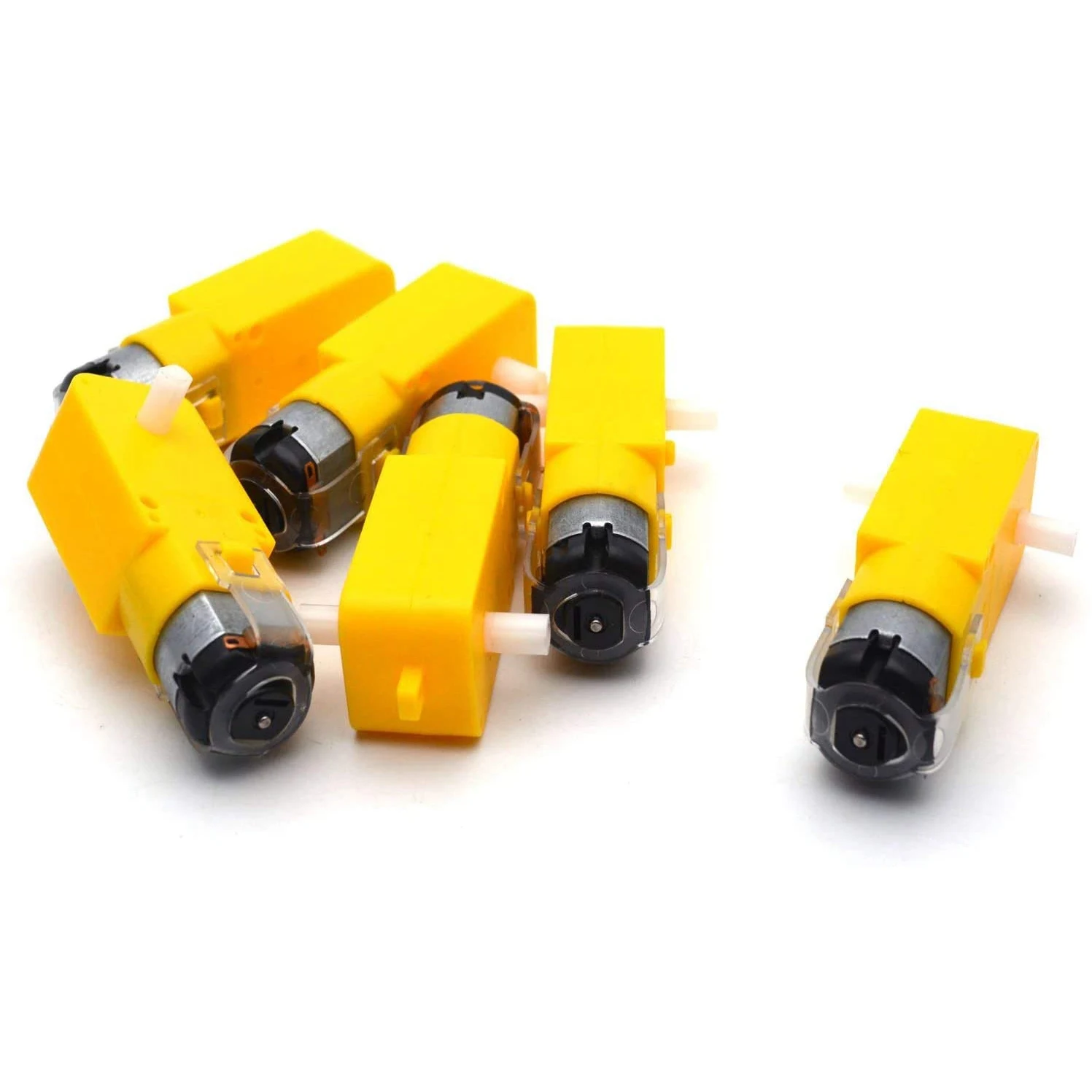 20 Pieces DC 70MA (3V) Robot Intelligent Car DIY Dual Shaft Gear TT Motor for Robot Car MCU 7X2.2X1.8cm