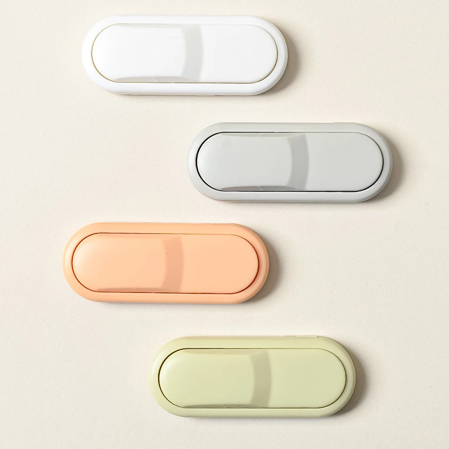 1 قطعة مزلاج باب الخزانة حماية الأطفال درج سلامة الطفل مكافحة قرصة اليد قفل غير مرئي مقابل قفل خزانة الباب