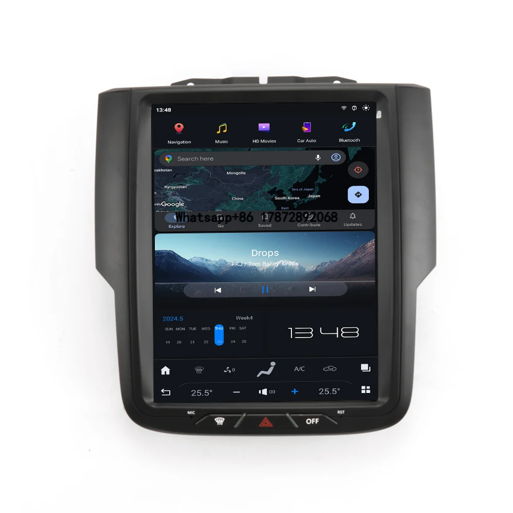 

New Upgrade 10.5 Inch Touch Screen Multimedia Android Car Radio Auto Head Unit Carplay for Dodge RAM 2013