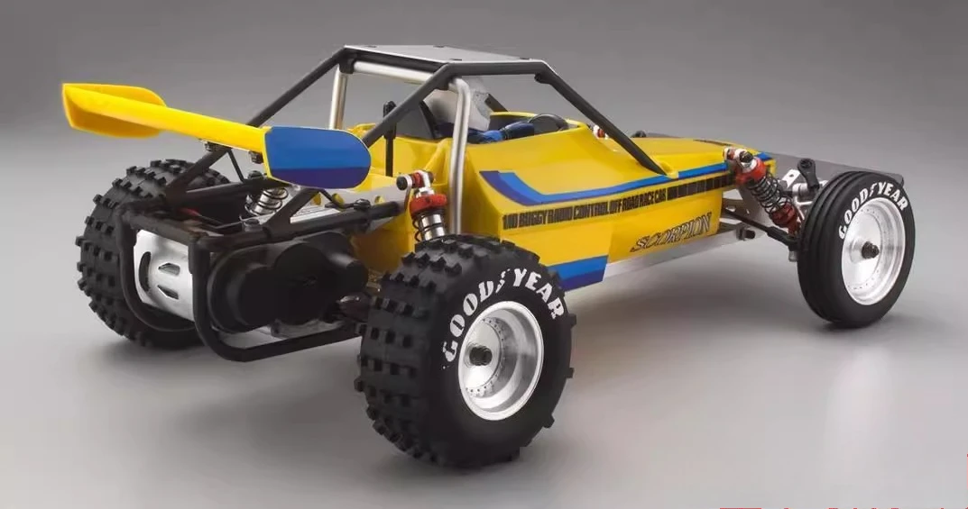 Reproducción vintage Kyosho Neumáticos Scorpion, compatibles con vehículos todoterreno eléctricos BAJA (números de pieza 30615/30613/30614).