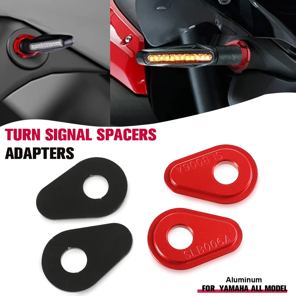 

Turn Signal Indicator Adapter Spacers For Yamaha TMAX 530 560 MT07 MT09 Tracer XSR 700 900 FZ1 FZ6 FZ8 XJ6 TDM 900 Tenere 700
