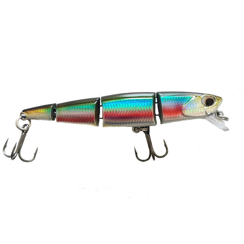 

Hot Sale 70mm 6g Lifelike Joint Bait Wobblers 4 Segments Jointed Artificial Multi Jointed Fishing Lure