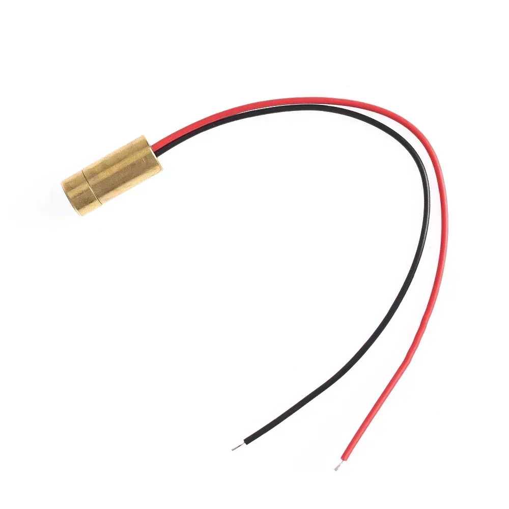 1PC Laser Head 650nm 9mm 3V 50mW Laser Cross Diode Module Red Copper Head Line / Point / Cross Laser Diode