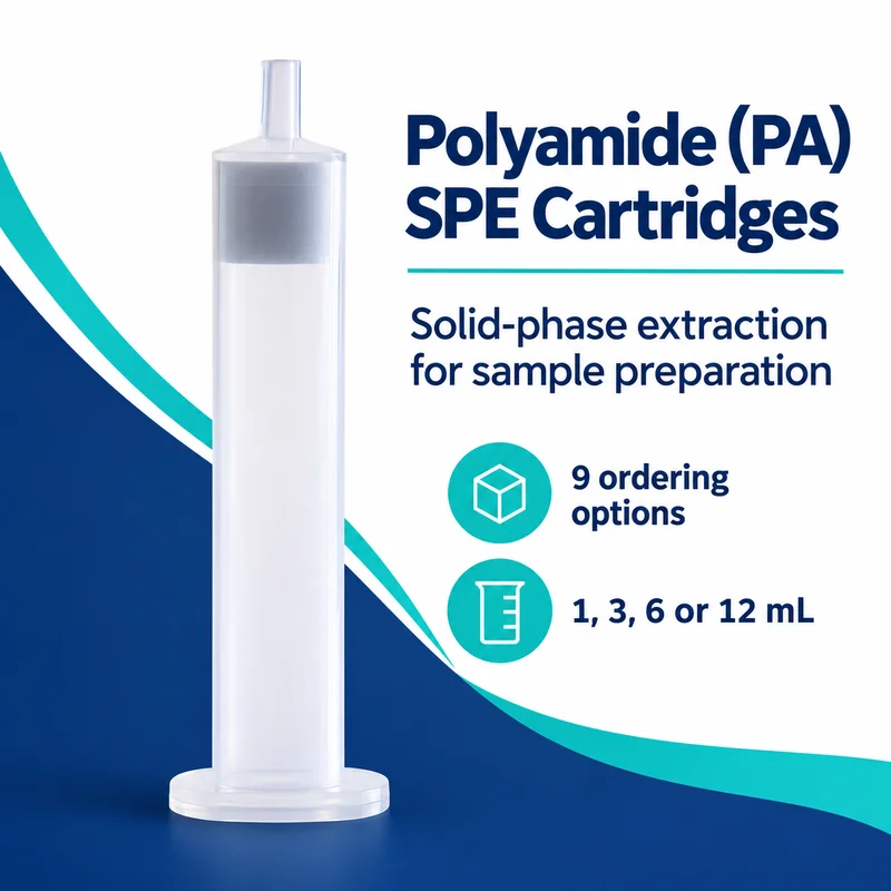 SELTON  Polyamide (PA) SPE Cartridges, 100–2000 mg Sorbent, 1/3/6/12 mL Cartridge Options