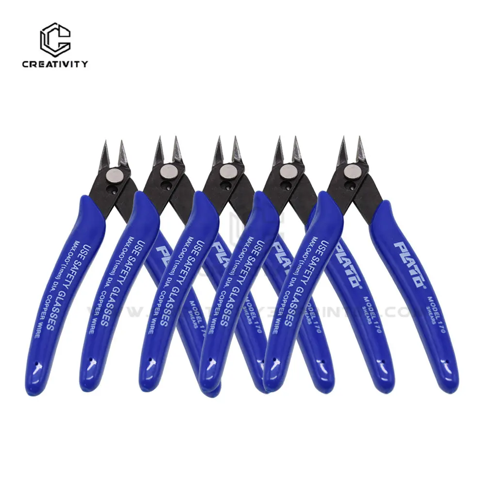 Professional PLATO170 Pliers Multi Functional Tool Electrical Wire Cable Cutters Cutting Side Snips Stainless Steel Nipper Tools