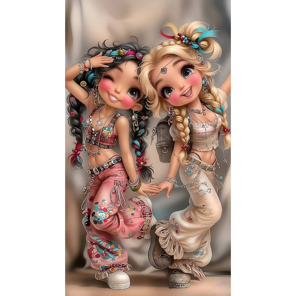 quebra-cabecas-de-500-1000-1200-2000-pecas-com-duas-meninas-em-desenho-animado-jogos-de-atividade-familiar-para-sala-de-jogos-quarto-e-decoracao-de-casa