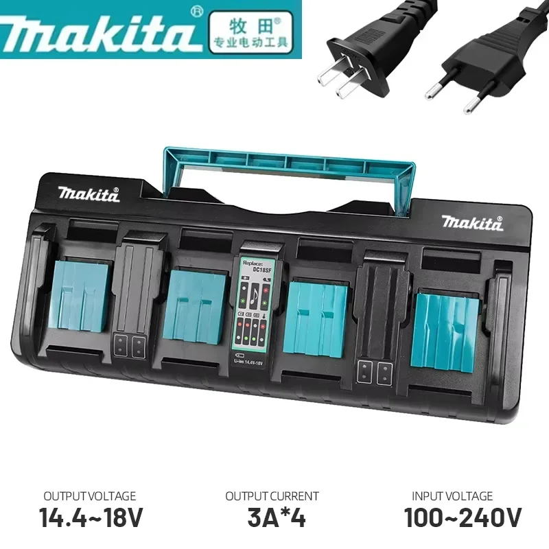 

Makita 18V charger, rechargeable battery, Makita BL1830B BL1840 BL1850 BL1850B fast charging, original Makita large charger