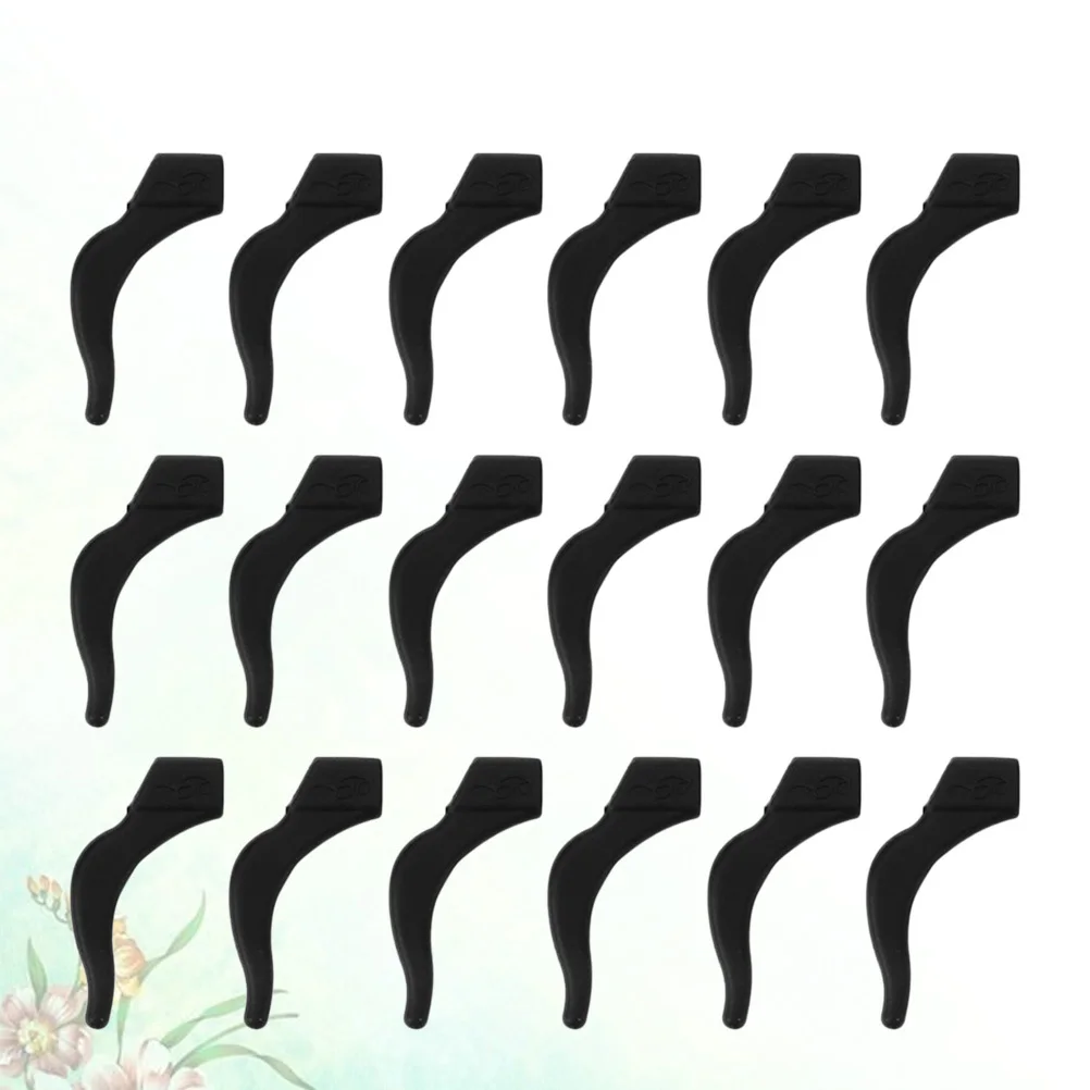 

20Pairs Durable Tensile Non Slip Silicone Eyewear Cushion Sets for Most Eyeglasses Legs Unisex Design Sunglasses Set