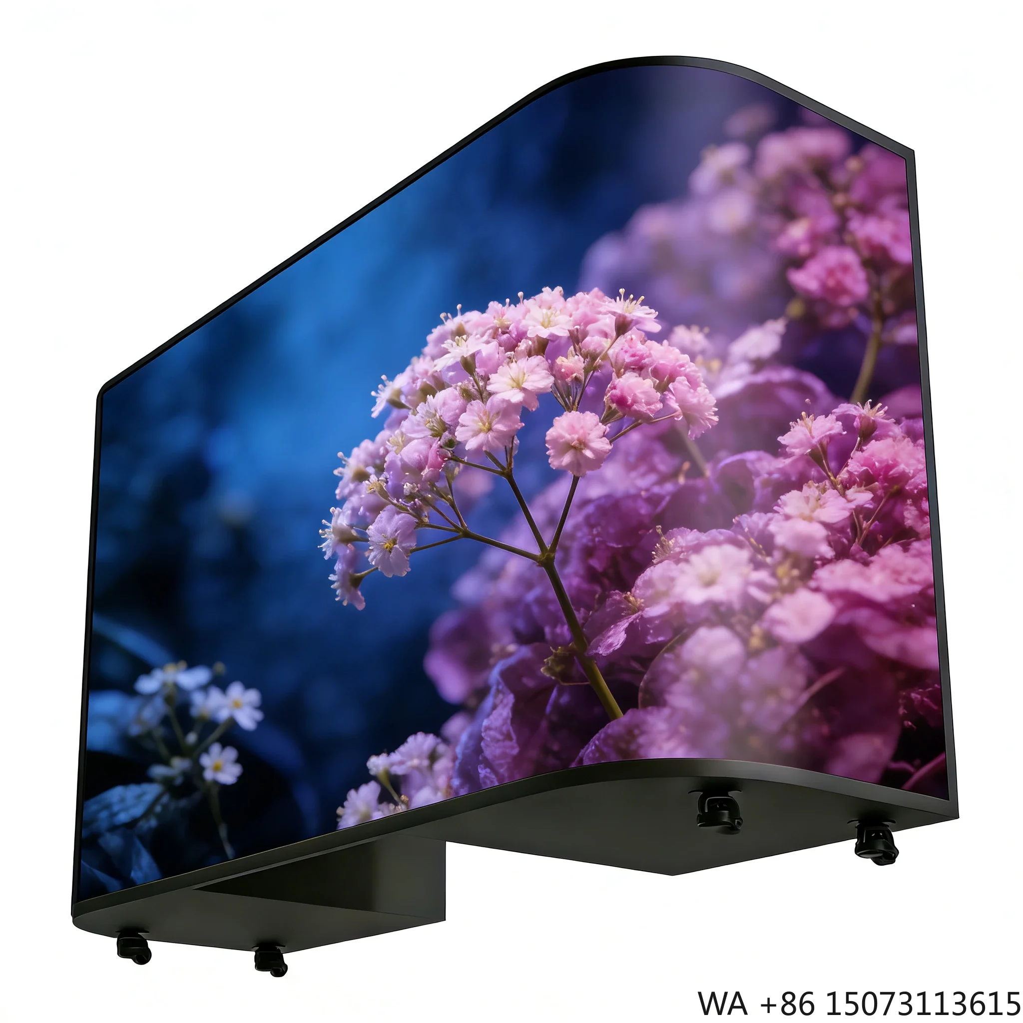 

Custom Portable LED Foldable DJ Booth Video Wall Podium Desk Facade Stand Club Exhibition Display Case Large White Risers