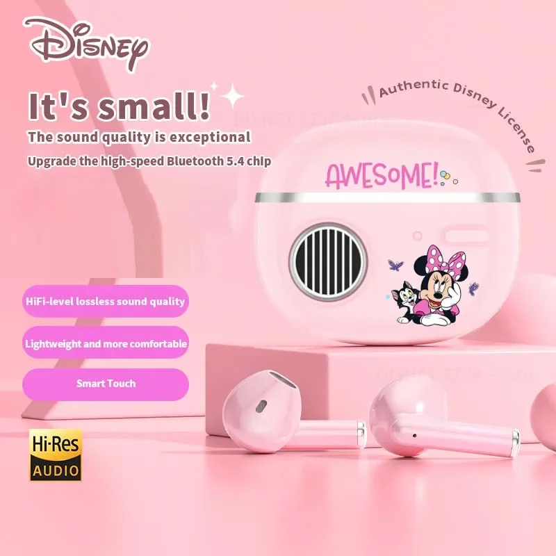 

NEW Disney DLF162 Earbuds Mini Cartoon Wireless Earphones Bluetooth 5.4 HIFI Sound Noise Reduction Headphone Long Battery Life