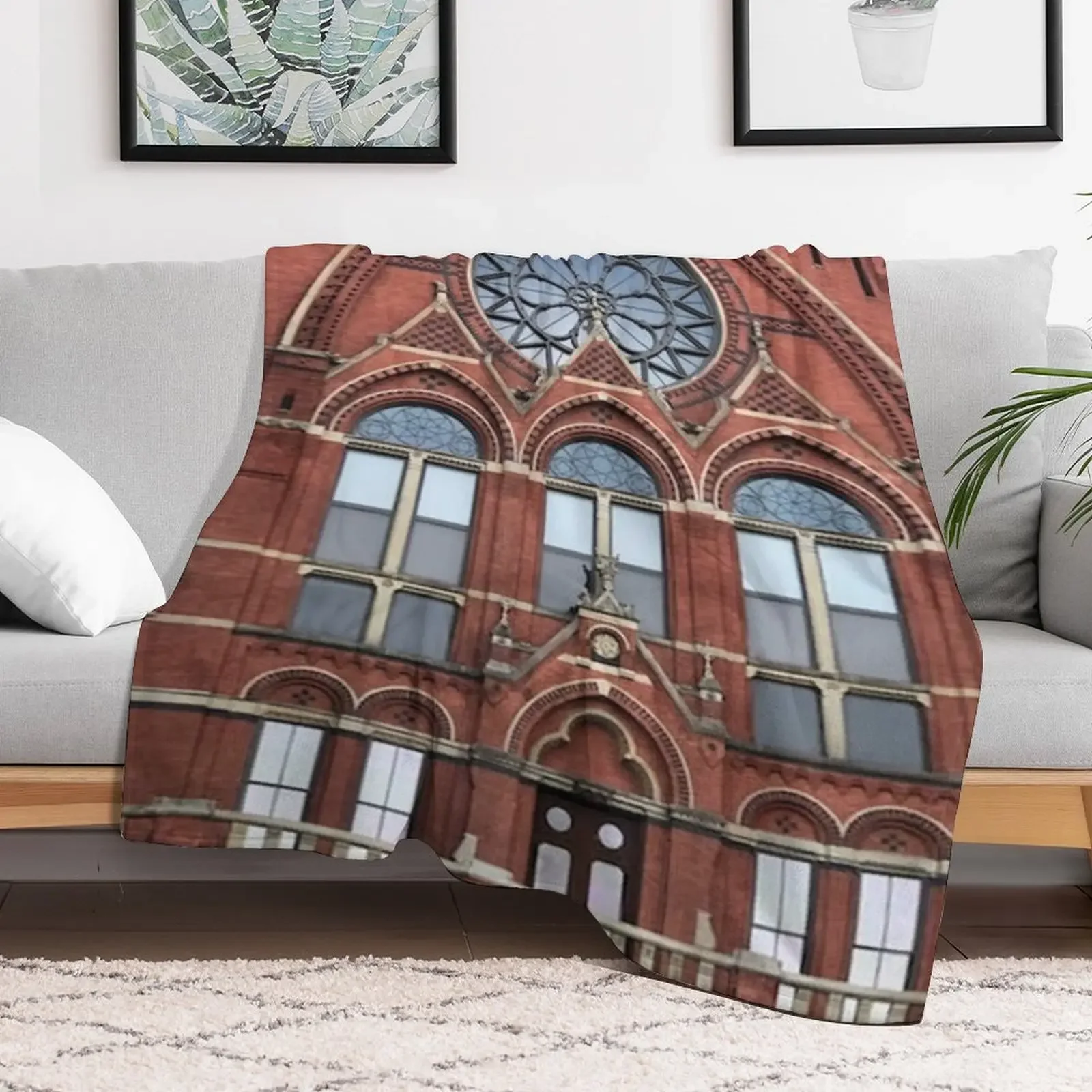 Cincinnati Music Hall Throw Blanket For Sofa Thin Stuffeds Giant Sofa warm winter Blankets