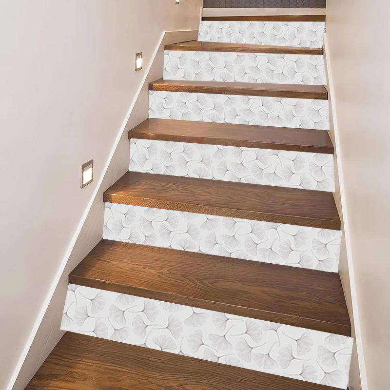 6 Stripes Self-Adhesive Stair Decals, 39.37