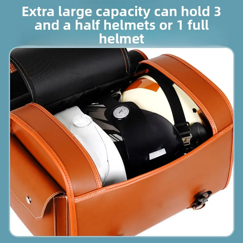 

Universal Motorcycle Trunk Storage Case - Retro Victoria Style Luggage Box for Electric Scooter & Battery Car