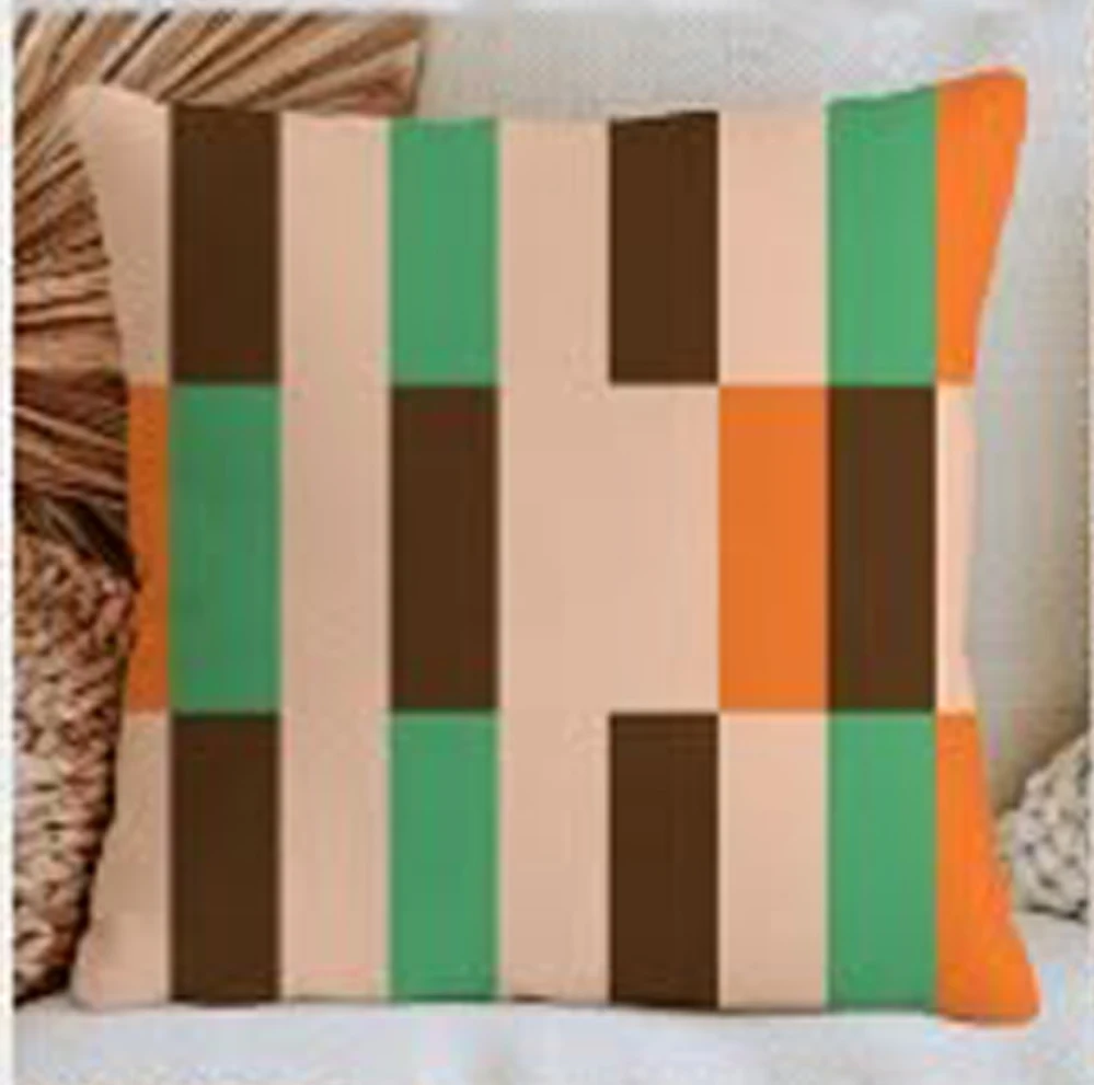 1pc Boho Throw Pillow Cover Polyester 2D Double‑Sided Print Sun Evil Eye Cherry Geometric Cushion Case for Sofa Living Room Aest view 5