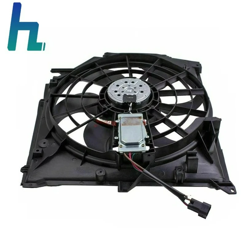 17117561757 Series Radiator Condenser Cooling Fan for BMW E46 99-06 325i 328i 330i - Image 2