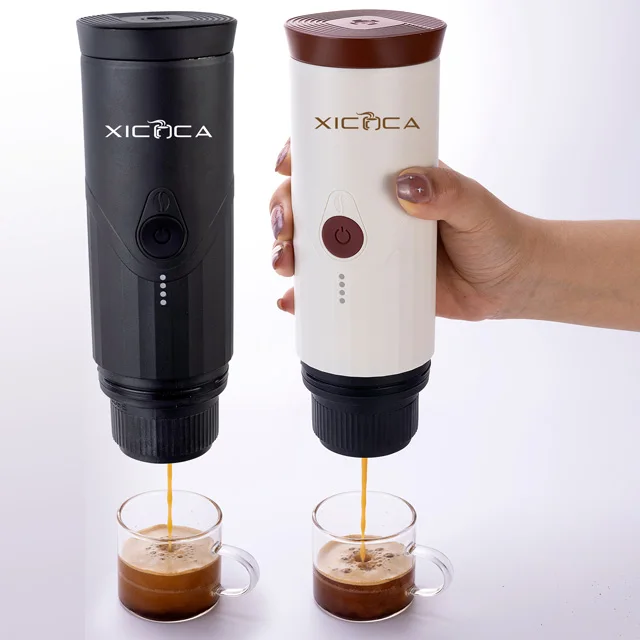 2026 ZhongShan Factory Whole New Design Outdoor Portable Espresso Coffee Maker Pod Mini Machine