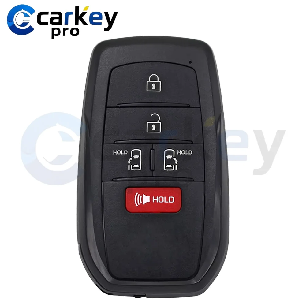 Carkeypro 5+1 Buttons Smart Key 312/314Mhz HYQ14FBX 8A CHIP For Toyota Sienna 2021-2023