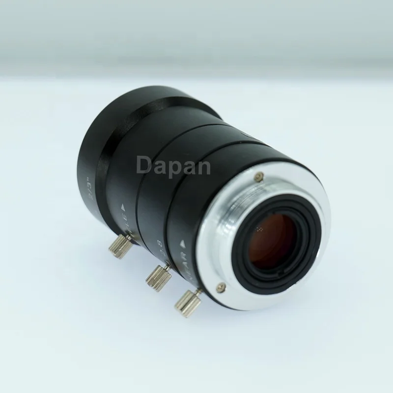 2MP バリフォーカルレンズ 12-36mm マニュアルアイリス C マウント F2.8 2/3 インチ低歪み FA 工業用レンズ