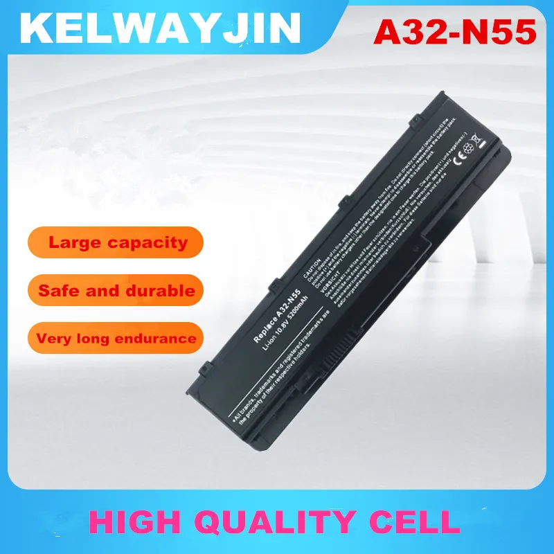 Laptop Battery For ASUS N45 N45E N45S N45F N45J N45JC N45SJ N45SN N45SF N45SL 07G16HY1875 A32-N45 A32-N55