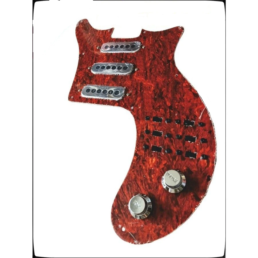 Prewired Burns Tri-Sonic Pickups For Brian May Red Special Guitar NEW Pre-Wired Pickguard Harness Welding Harness Guitar Parts